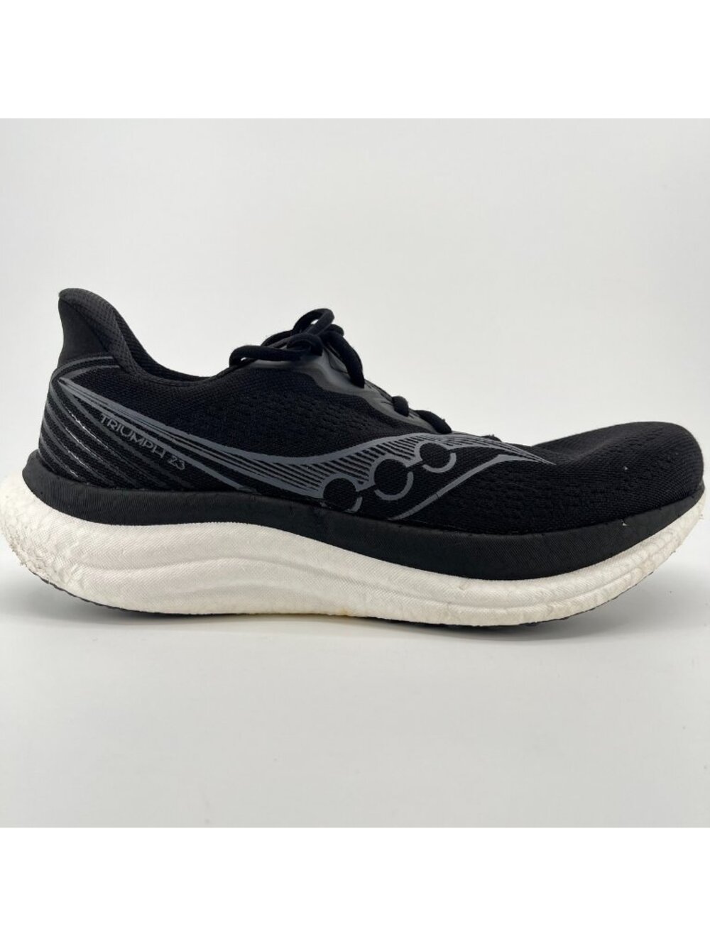 Saucony Triumph 23 Womens Size 10 Black White Athletic Running Shoes Sneakers